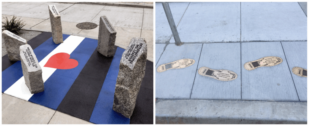 “Leather Memoir” in Ringold Alley by Miller Company Landscape Architects